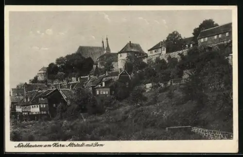 AK Nordhausen am Harz, Altstadt mit Dom