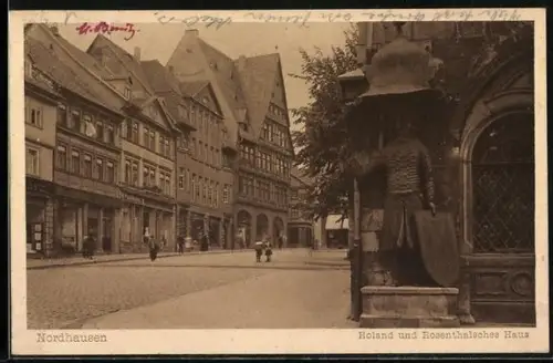 AK Nordhausen, Roland und Rosenthalsches Haus