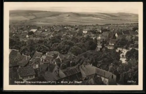 AK Frankenhausen /Kyffh., Blick zur Stadt
