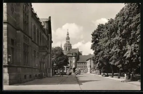 AK Eisleben, Partie in der Poststrasse