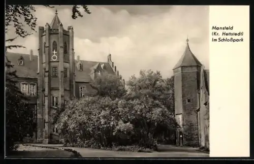 AK Mansfeld /Hettstedt, Im Schlosspark