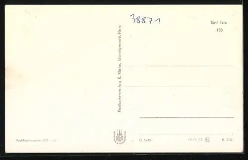 AK Darlingerode /Harz, Ortsansicht mit Blick auf die Dächer