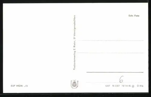 AK Königshütte /Harz, Blick vom Bocksberg