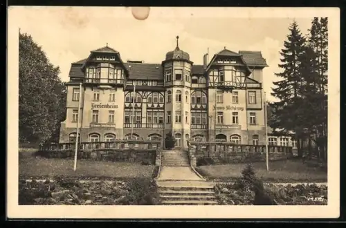 AK Schierke /Harz, Ferienheim Franz Mehring