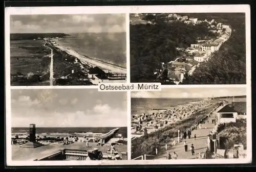 AK Müritz, Strand, Promenade am Strand