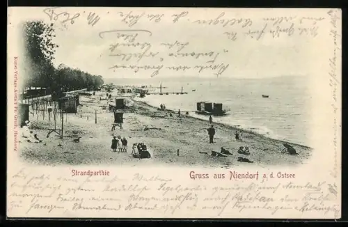 AK Niendorf a. d. Ostsee, Strandpartie