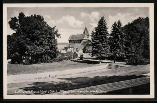 AK Kranichfeld in Thür., Freilichtbühne an der Niederburg
