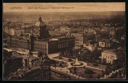 AK Leipzig, Blick nach dem Reichsgericht