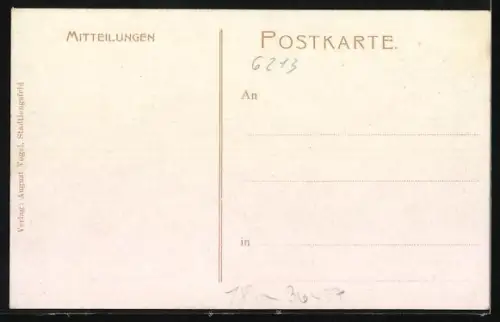 AK Stadtlengsfeld, Ortsansicht aus der Vogelschau