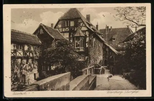 AK Eisenach, Burghof der Wartburg