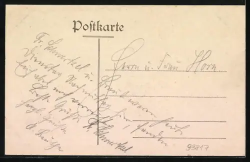 AK Eisenach, Schloss Wilhelmsthal mit Uferpartie