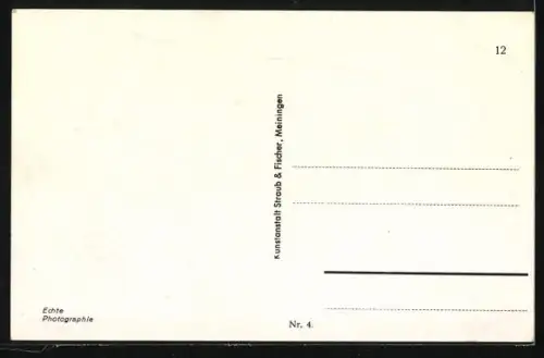 AK Meiningen, Totalansicht im Winter
