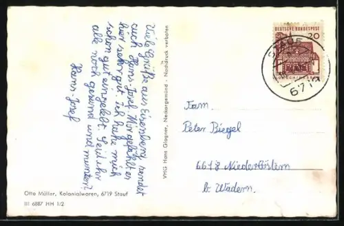 AK Stauf /Pfalz, Totalansicht, Kindererholungsheim und Strassenpartien