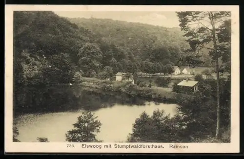 AK Ramsen, Eiswoog mit Stumpfwaldforsthaus