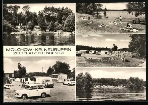 AK Molchow / Neuruppin, Zeltplatz Stendenitz