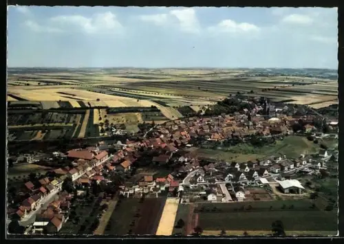 AK Göllheim /Pfalz, Ortsansicht aus der Vogelschau