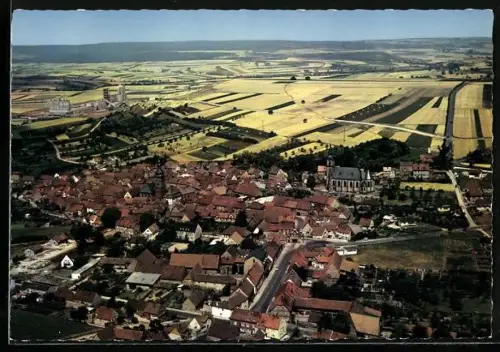 AK Göllheim /Pfalz, Ortsansicht aus der Vogelschau