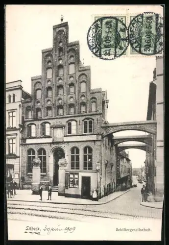 AK Lübeck, Motiv der Schiffergesellschaft