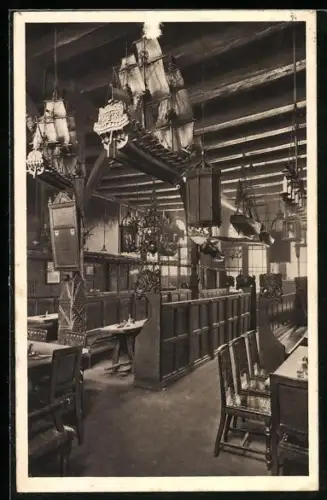 AK Lübeck, Schiffergesellschaft, Innenansicht