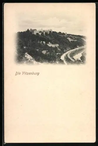 AK Vitzenburg, Blick auf die Vitzenburg