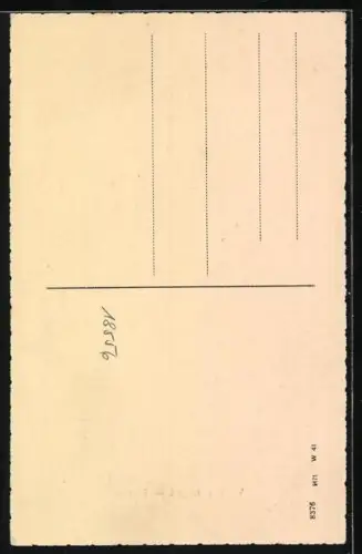 AK Wiek a. Rügen, Ansicht der Kirche mit Denkmal