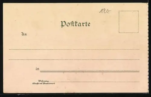 Lithographie Altes Paar sinniert über den Aufstieg ins Himmelreich, Vergänglichkeit