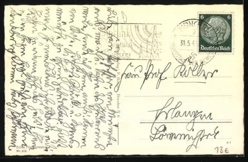 AK Holzfiguren bilden einen Chor und bringen ein Ständchen, Zum Geburtstag die besten Wünsche!