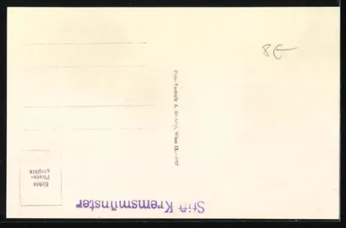 AK Kremsmünster, Stift Kremsmünster, Bibliothek, Innenansicht