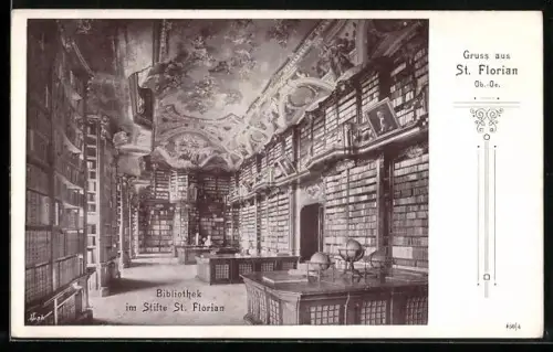 AK Bibliothek im Stifte St. Florian