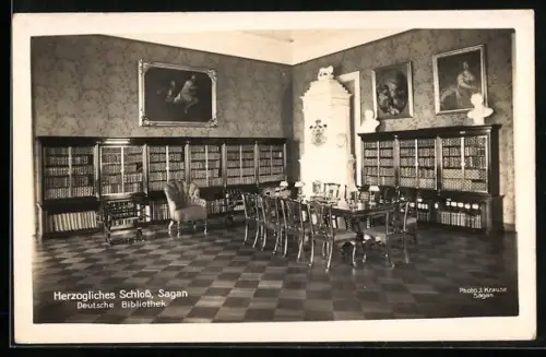 AK Sagan, Herzogliches Schloss, Deutsche Bibliothek