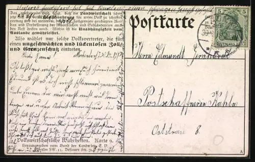 AK Volkswirtschaftliche Wahrheiten - Durchschnittlicher Jahresverbrauch d. deutschen Volkes in Fleisch