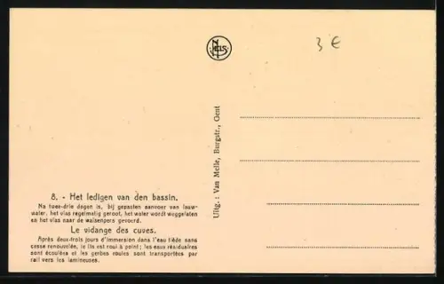 AK Handwerk, Reet-Dachdecker bei der Arbeit