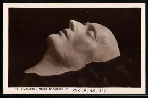 AK Masque de Napoleon 1er