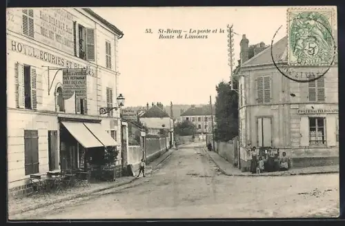 AK St-Rémy, La poste et la Route de Limours