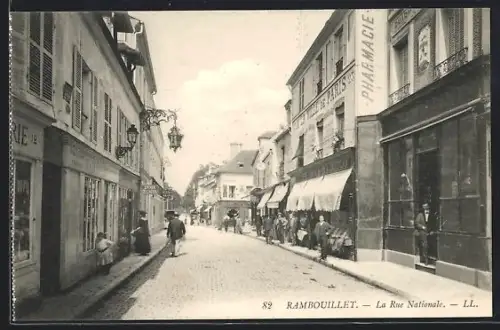 AK Rambouillet, La Rue Nationale