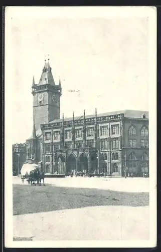 AK Prag / Praha, Altstädter Rathaus