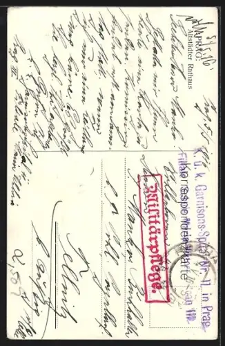 AK Prag / Praha, Altstädter Rathaus