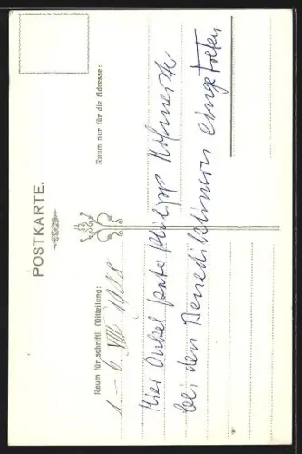 AK Prag / Praha, Emaus, Innenansicht der Kirche