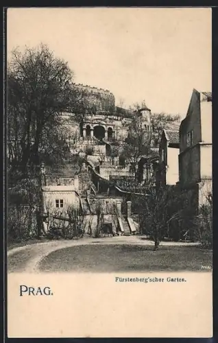 AK Prag / Praha, Fürstenberg`scher Garten