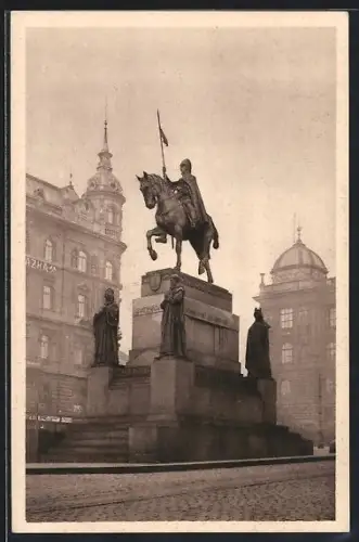 AK Prag / Praha, Pomník sv. Václava