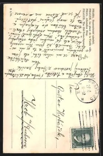 AK Prag / Praha, Staromestské námestí