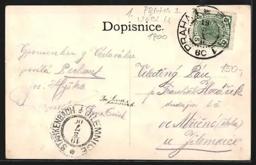 AK Prag / Praha, Václavské námestí