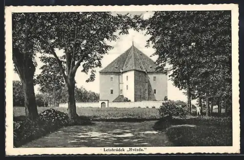 AK Prag / Praha, Letohrádek Hvezda