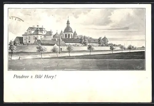 AK Prag / Praha, Bilá Hora