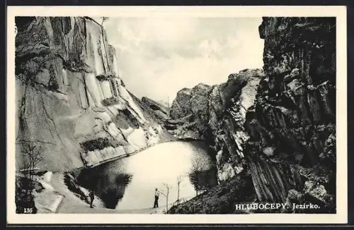 AK Prag / Praha, Hlubocepy, Jezirko