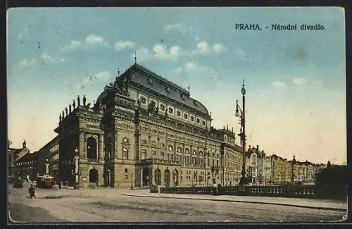 AK Prag / Praha, Národní divadlo