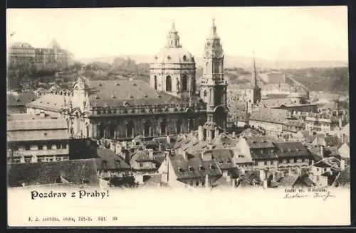 AK Prag / Praha, Kostel sv. Mikulase