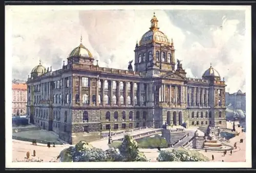 AK Prag / Praha, Zemské museum