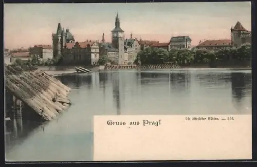 AK Prag / Praha, Altstädter Mühlen