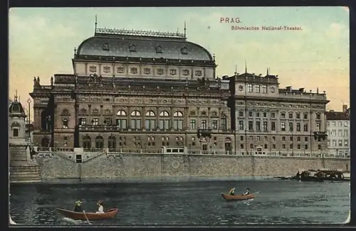 AK Prag / Praha, Nationaltheater, Národní divadlo